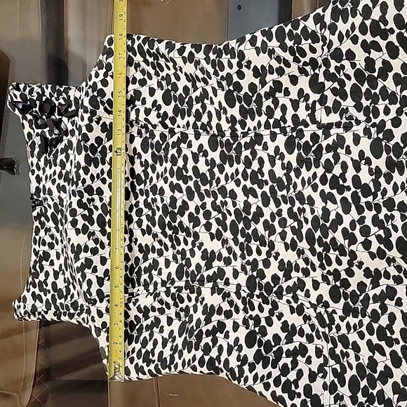 Jessica Simpson dress, black white, floral pattern, sleeveless, beading, size 10 - Picture 12 of 15